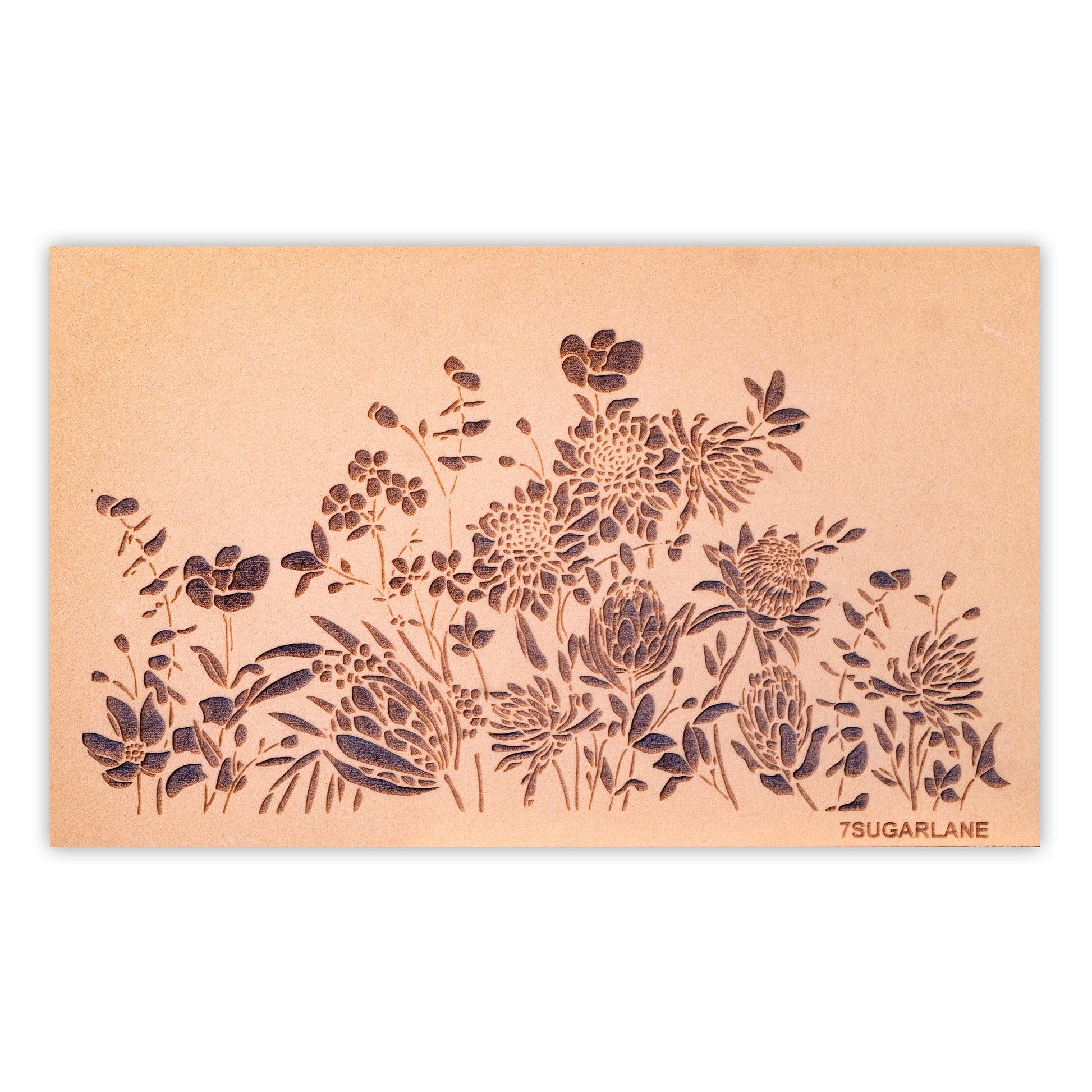 EMBOSSING MATS WILD FLOWERS IN MEADOW